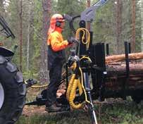 Ståplattform Utrusta ditt skogsekipage med en ståplattform för bättre sikt vid lastning