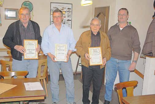 Rundschau - 9 - Ausgabe 12/2011 Angelsportverein Medard Der Angelsportverein Medard veranstaltete am 19. Februar 2011 seine Jahreshauptversammlung in den Räumen seines Vereinsheims.