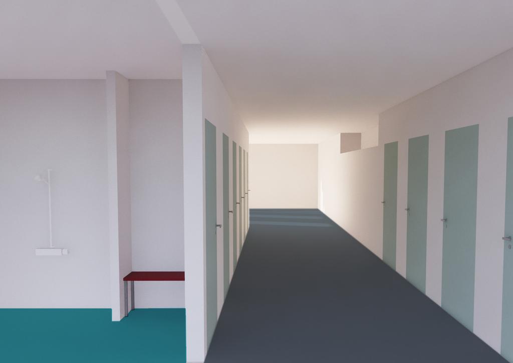 Omklädningspassage - ger möjlighet till