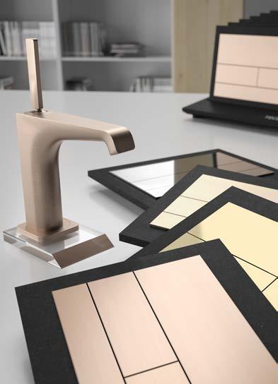 034 2 035 1 Med personlig touch 1 TECEsquare metall i Polerat rött guld,