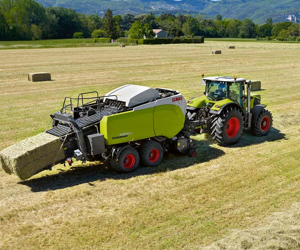 NYHET Inmatningskapaciteten bara ökar. Inmatning med hydraulisk drivning Optimalt materialflöde med pickup, PFS och nedhållarrullar.