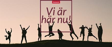 Vi är här nu! Unga är inte framtiden, unga är här och nu. Därför är dags att unga Kommunalare får synas där unga finns.