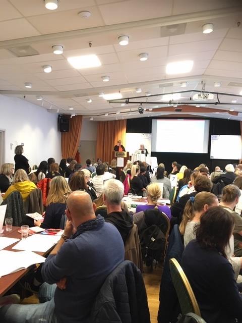Utbildningen genomfördes på konferensen Lustikulla i Liljeholmen och av våra 190 ombud deltog 140