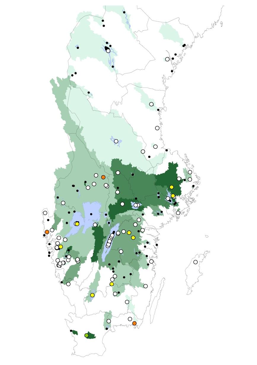 Ytvatten - resultat 15 prov (3%) med kvanqfierbara