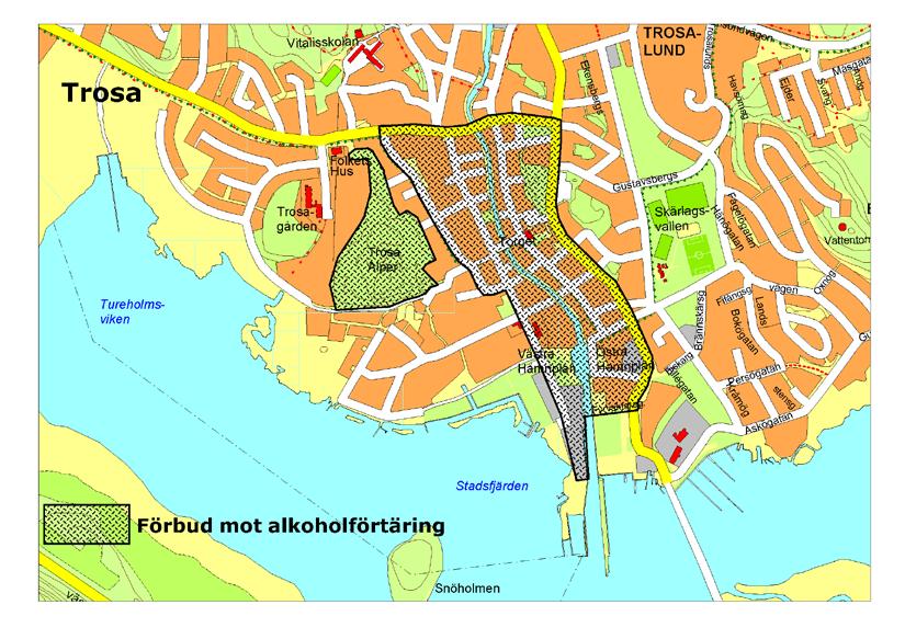 TROSA KOMMUN Allmänna ordningsföreskrifter Tekniska enheten 2019-04-15 Sida 7(12) Förtäring