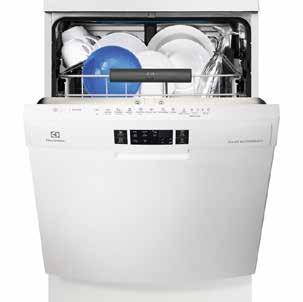 XXL-utrymmet ger extra utrymme på höjden så du utan problem får plats med höga och skrymmande föremål. Diskmaskin med energiklass A++ och ljudnivå på 44 db(a).