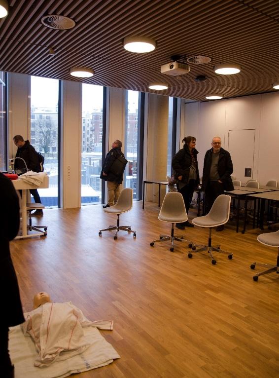 Man har satsat på en stor aula med plats för 500 personer.