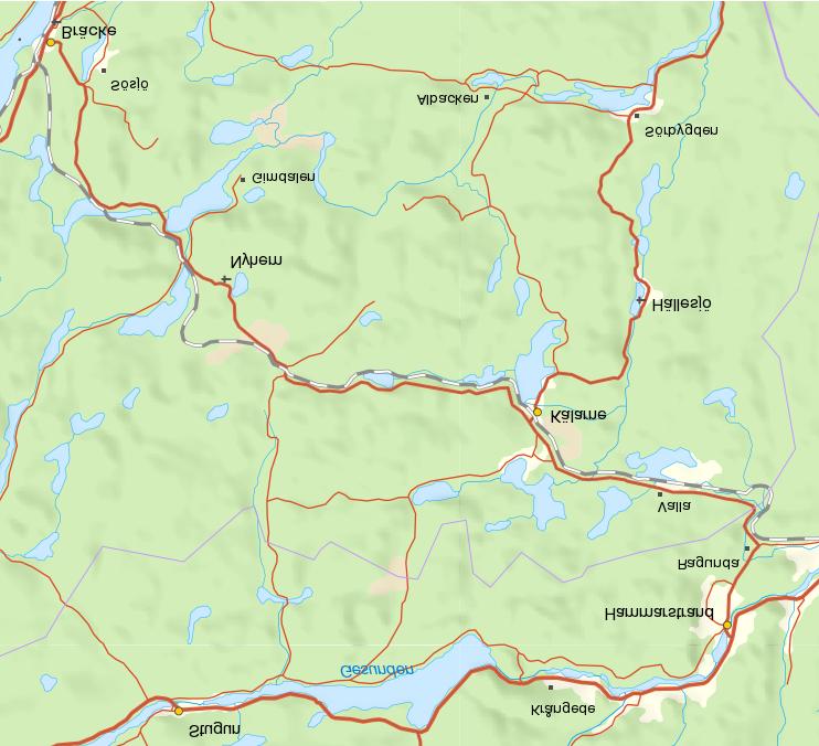 Dnr: 511-6765-11 Bilaga 2 Naturreservatet Klyttkälberget Översiktskarta l Teckenförklaring