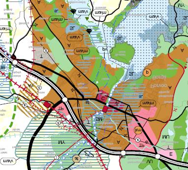 3.2 Plansituation Planer på landskapsnivå För området gäller landskapsplanen för östra Nyland. Bild 2. Helhetslandskapsplan för Östra Nyland (fastställd 15.2.2010) Landskapsfullmäktige godkände landskapsplanen för östra Nyland år 2007 och miljöministeriet fastställde planen 15.