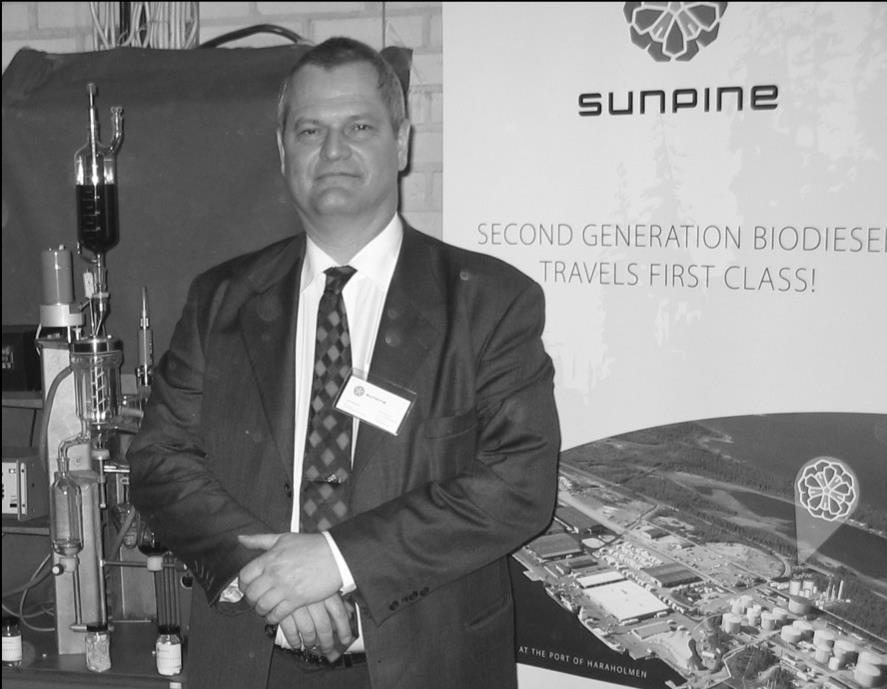 SunPine, från prototyp till bioraffinaderi Grundaren Lars Stigsson Innovatör och entreprenör Utvecklingsklimatet i Piteå Två bruk och öppet samarbete Djuphamn och möjligt hyra