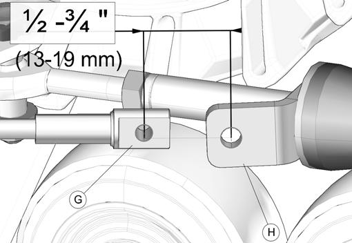 Page 18 STEERING LIMITER ADJUSTMENT / LIMITEURS DE CONDUITE - AJUSTEMENT IMPORTANT WARNING: Before going to the next steps, make sure that stabilizing arms are correctly installed, that the angle of