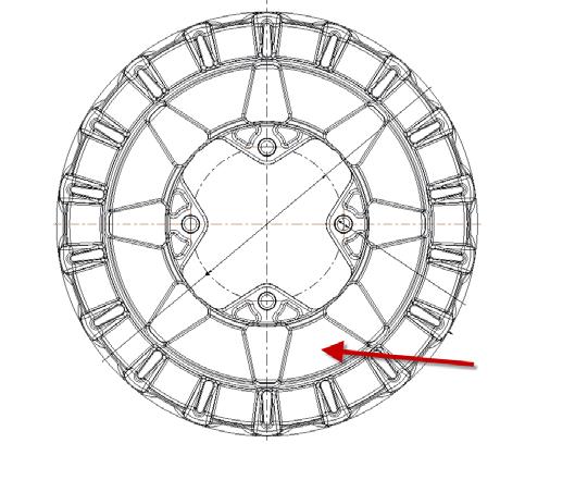 PROCEDURE / PROCÉDURE Determination of the number of teeth on sprockets: Identification du nombre de dents des barbotins : The part identification number is inscribed behind the sprocket.