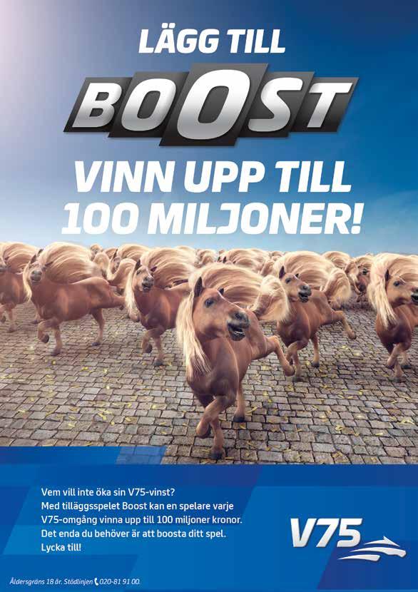 Multiplicera sedan med antalet streck i det lopp som du  Antal femmor Minska antalet streck i varje lopp