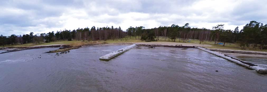 Området Vita Sand idag: Stugområdet - Vita Sand stugområde har 75 stugor som ingår i en stugförening.