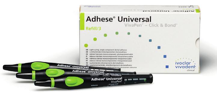 Förp 3 g i spruta 504 kr Förp 20 x 0,2 g i kapsel 689 kr Empress Direct Cavifil Universal ljushärdande högestetisk nano-hybrid komposit för direkta