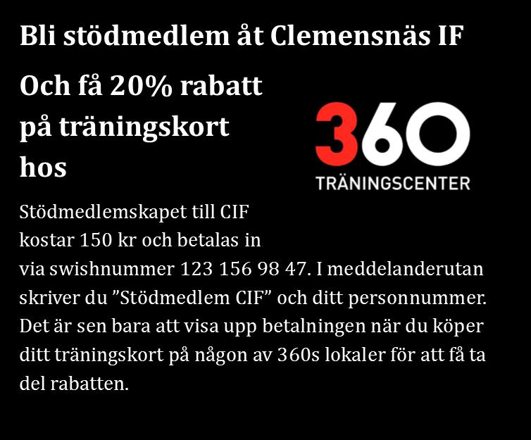 Nytt för i år Kanslist Tord Marklund slutar på Clemensnäs IF. Tord har arbetat som kanslist på CIF i 9 år. Tord har under sina år som anställd skrivit in hundratals nya spelare i föreningen.