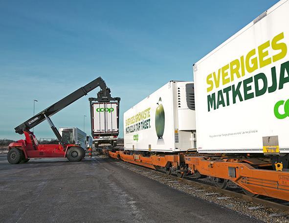 Några exempel på insatser: Omlastningssatsning med fokus på järnväg Transportnätsbeskrivning för omlastning Analys