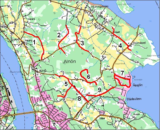 Alnö-området 1. Båräng-Nysäter 1,5 km 0 0 0 2. Hartung 1,4 km 21 8 8 3. Pottäng 1,3 km 0 0 0 4. Stornäset 1,7 km 0 0 0 5.