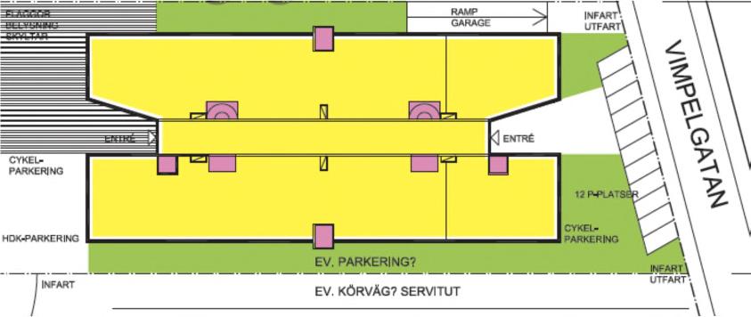 6 Dimensionering av fasaddelar Sandwichfasad med ytter- och innerlager av betong med mellanliggande isolering av cellplast beräknas ha ett reduktionstal på ungefär R w+ctr = 45 db.