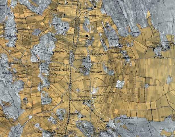 F ä s s b e r g s d a l e n b e b y g g s Fässbergsdalen bebyggs Fässbergsdalen har under 1900-talet utvecklats från ett sammanhängande jordbrukslandskap till ett allt mer urbaniserat stadslandskap