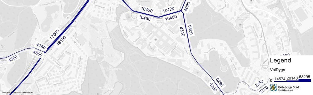 exploateringarna inlagda kommer trafiken öka på