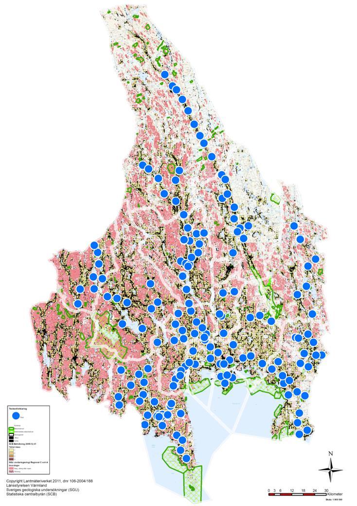 REGION VÄRMLAND 2013-06-20 4 En kartläggning av fibernoder i Värmland startade 2010 genom ett samarbete mellan Länsstyrelsen i Värmland, Region Värmland, kommunernas ITchefer samt IT-stiftelsen