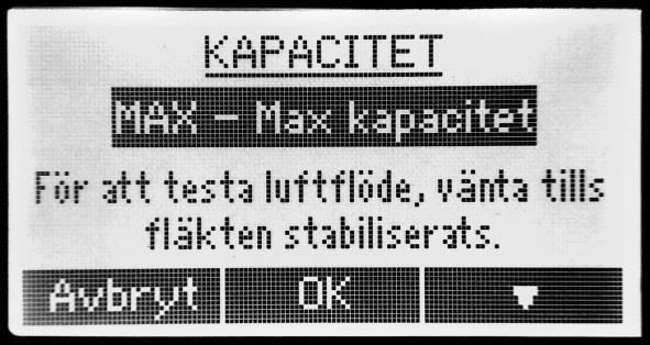 Kapacitetsläge Torkningskapaciteten hos K5 ES HP PX kan optimeras för en given arbetsuppgift och situation med tre olika driftlägen.
