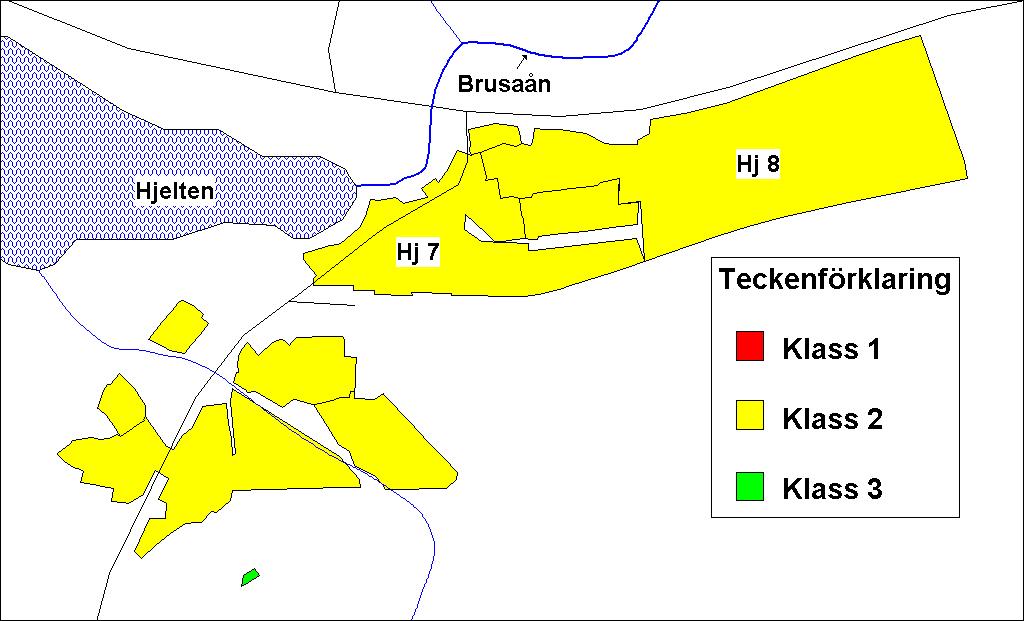 De höga poängerna beror på att det är mycket stora föroreningsmängder som förs ut i Eksjöån utan någon retention, samt att rekreationsvärdet är högt i Eksjöån.
