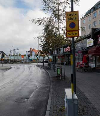 Bestämmelser för varuleveranser Insatsområden och åtgärder Utifrån de problemaspekter som togs upp i inledningen såsom luftproblem, buller/vibrationer, trafiksäkerhet, gaturummets attraktion och