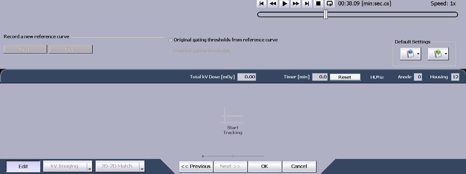 Välj "Enable breath-hold breathing technique" (Aktivera andningstekniken för andningsuppehåll). När den har valts kommer skärmen att växla så att den endast visar parametrarna för andningsuppehåll. 6.