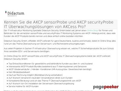 Webbplats analys akcp-shop.