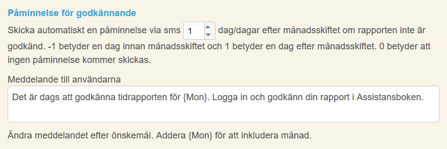 Detta gäller bara nya pass, så om du ändrar ett befintligt pass kommer inte jour automatiskt läggas till.