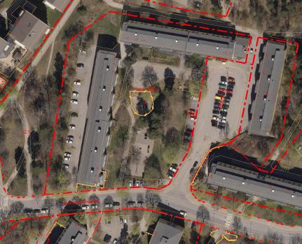 Geografiskt område Projektet ligger mellan Farsta tunnelbanestation och Farsta Strands pendeltågstation.