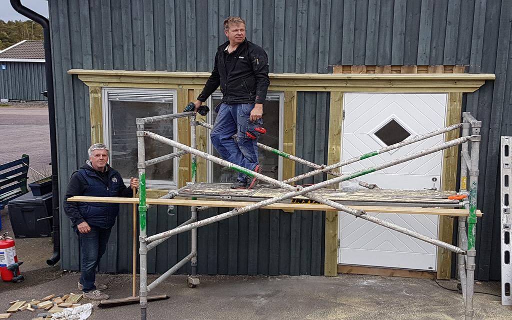 Vi startade också upp arbetet med att bygga om det gamla bränsleförrådet i södra hamnen till en förstklassig medlemsverkstad för lite mer finlir.