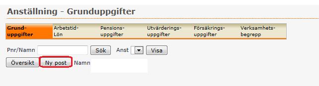 även använder om personen redan finns i lönesystemet.