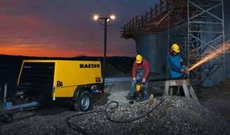 Kraftfulla multitalanger Tryckluft och mer... MOBILAIRbyggkompressorerna ur denna serie är verkliga multitalanger.