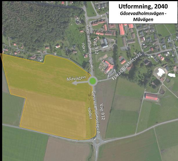 Belastningsgrad enligt CapCal för korsningen mellan