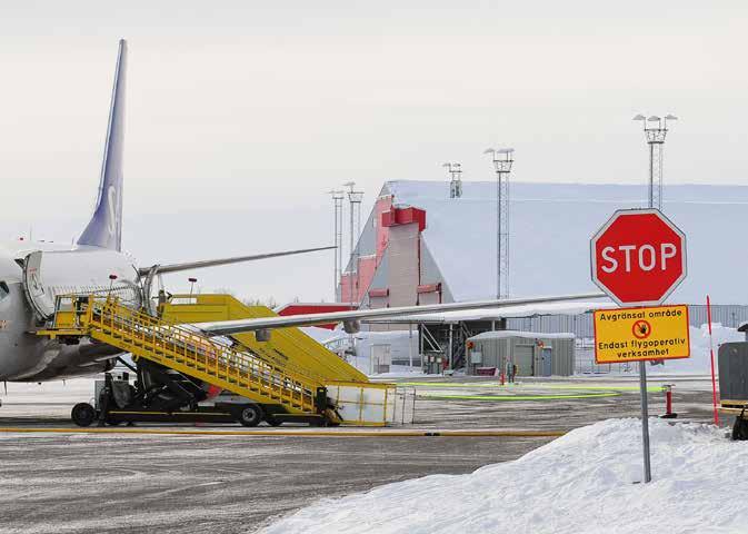 Flygplatsdrift Flygplatsen har behov av mer utrymme för fältfordon och ramputrustning men även att driftområdet blir mer sammanhållet än idag.