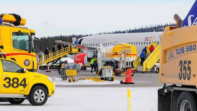 Terminal Apron Real Estate fastighetsutveckling N Fraktområde, fraktverksamhet Fraktverksamheten vid flygplatsen är idag av liten omfattning.