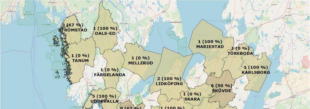 Det var drygt 300 eller cirka 40 % som kom från Västra Götaland.