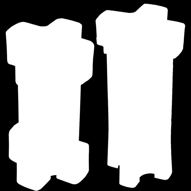 Inte för bärande konstruktioner 802-258 0 46 x 46 mm 802-260 5752943 7 x 7 mm 802-26 257843 76 x 76 mm 802-262