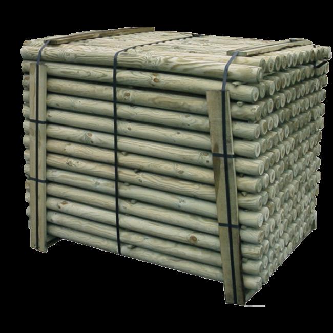 TRYCKIMPREGNERADE Typ 0-056 50636 Ø4 x 250 cm 0-057 50642 Ø4 x 300 cm Stängselstolpar tryckimpregnerade FSC certifierat, NTR-A Alla våra tryckimpregnerade stolpar är impregnerade efter gällande