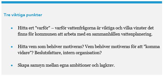 STEG 1: MOTIVERA Steg 1: