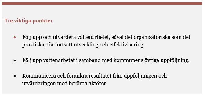 STEG 6: FÖLJA UPP Steg 6: