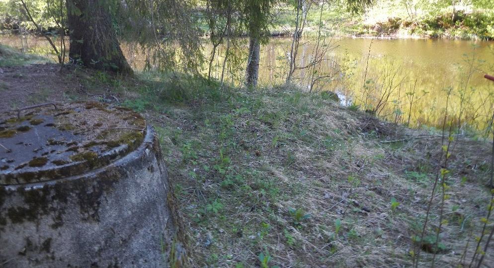 Bilaga 3 (9/16) Figur 13. Huvudbrunnen med Gnarpsån i bakgrunden. Figur 14. Vattennivå i brunn. 3 Gällsta 3.
