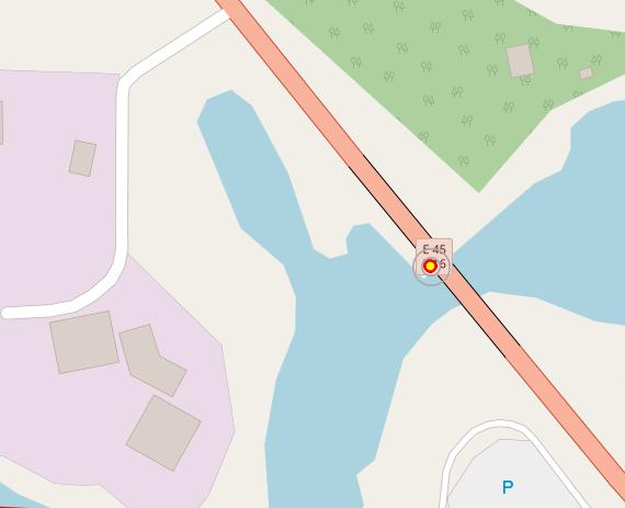 Figur 4 Plats där utter har observerats i närheten av vattenuttaget i Torsby. Karta Artportalen. I Röjdan är abborre, gädda, brax, löja, mört, sarv, lake och gärs vanligt förekommande.