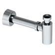 Flexibel slang 370-840 mm. Purus 52256 rep 52251 sats för tvättställ invändig gänga x muff krom.