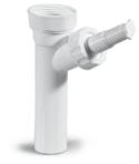 vit G32 cc 0-50 mm ABS. Purus 51233. sats För kommod med slanganslutning. et flyttas in i skåpets bakkant och stör då inte utformningen på inredningen.