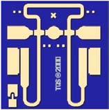 Figure 4.7 Picture of the Triquint TGL2201-EPU limiter MMIC chip. 4.4.1 HPM measurement results The HPM measurements were done at 2.4 GHz, with a PRF of 1 khz and a pulse width of 100ns.