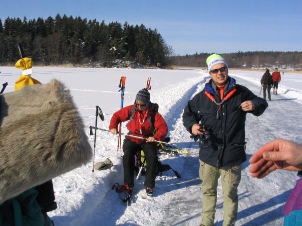Söndag 6 mars Denna vasaloppsdag vaknade 003 Palmis tidigt, ja för att vara Palmis var det tidigt 7:40! Hade ju lovat att avge en rapport hur isläget var nere vid Sigtunafjärden.